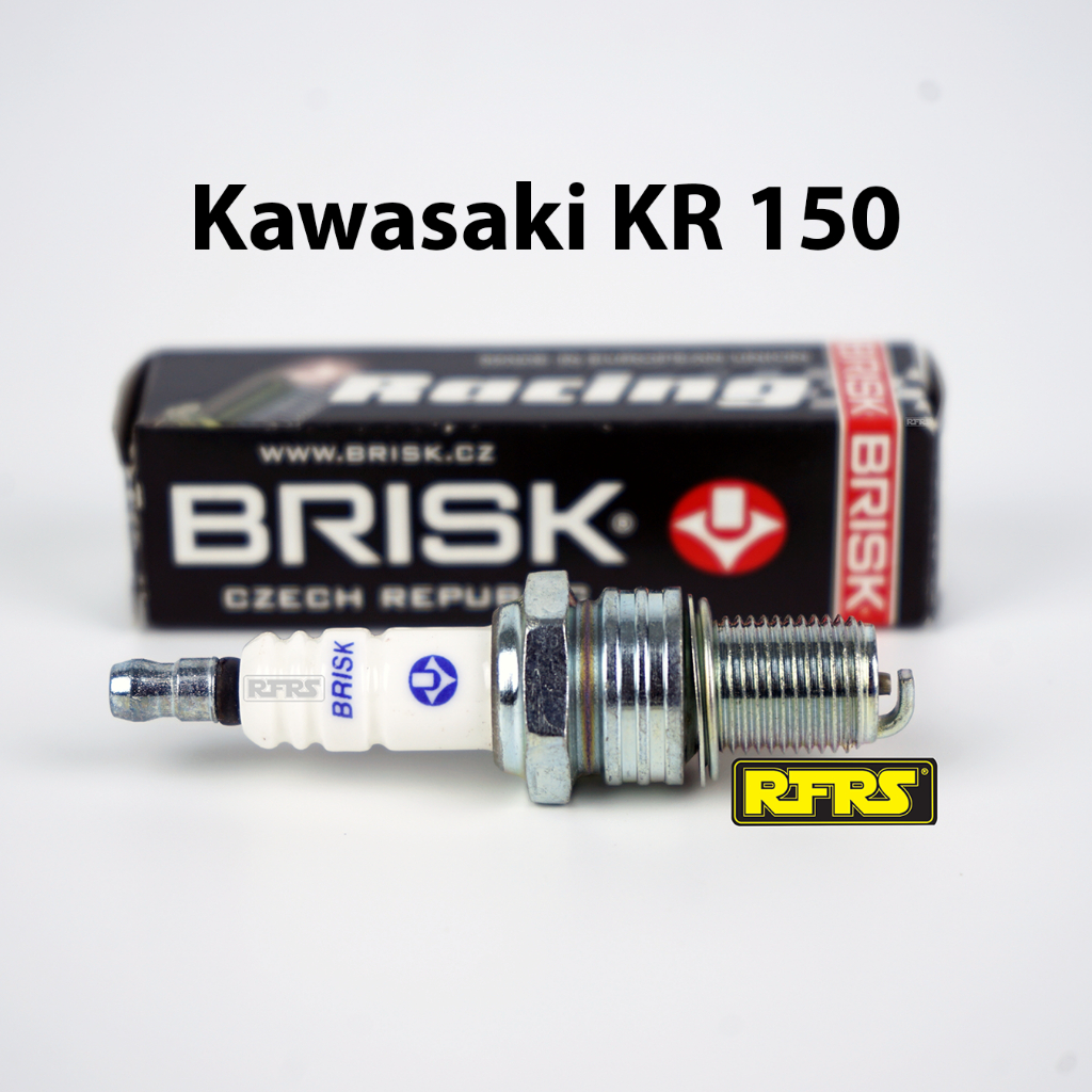 หัวเทียน BRISK COPPER RACING แกนทองแดง KAWASAKI KR150 Spark Plug (C41L) รองรับทุกน้ำมัน Made in EU