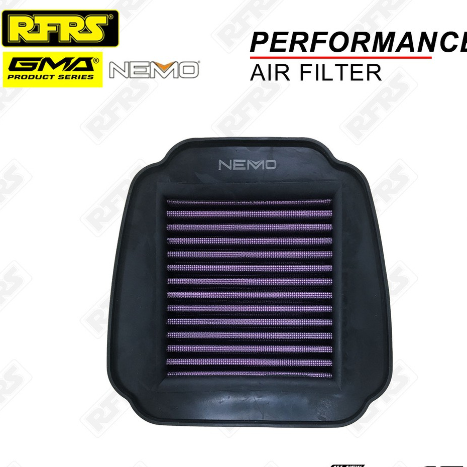 กรองอากาศผ้าแต่ง NEMO สำหรับ YAMAHA EXCITER 150 Air Filter Made in Taiwan